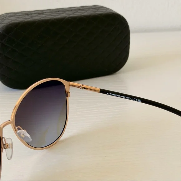 New! Tom Ford Polarized Black Sunglasses, Penelope TF320 28D, Authentic New! Tom Ford Polarized Black Sunglasses, Penelope TF320 28D  main image 2